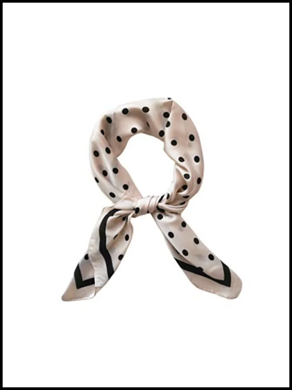Women's Satin Silk Like Scarf Fashion Pattern Large Square Headwrap 35x35